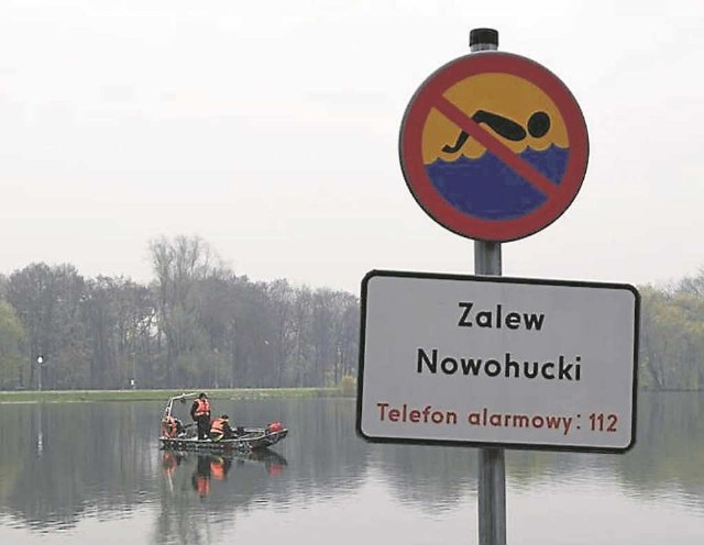 Płetwonurkowie poszukiwali zaginionej nawet w Zalewie Nowohuckim