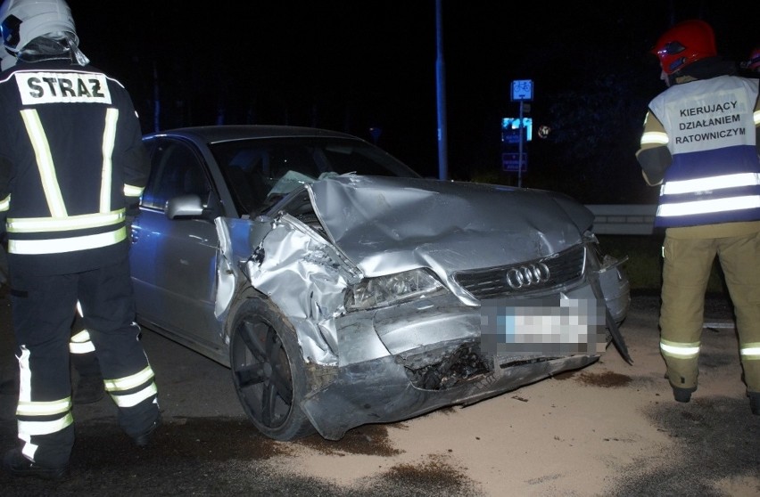 Zderzenie koło miejscowości Żelki. Wymuszenie pierwszeństwa