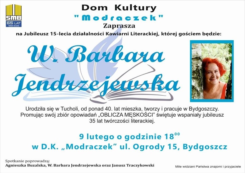 Jubileusz - i to potrójny! - w bydgoskiej Kawiarni Literackiej w DK „Modraczek” SMB