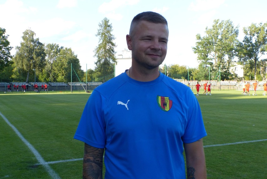 Centralna Liga Juniorów. Kamil Kuzera wrócił do Korony Kielce. Opowiedział o pracy z juniorami, planach i synu Nikodemie [WIDEO, ZDJĘCIA]