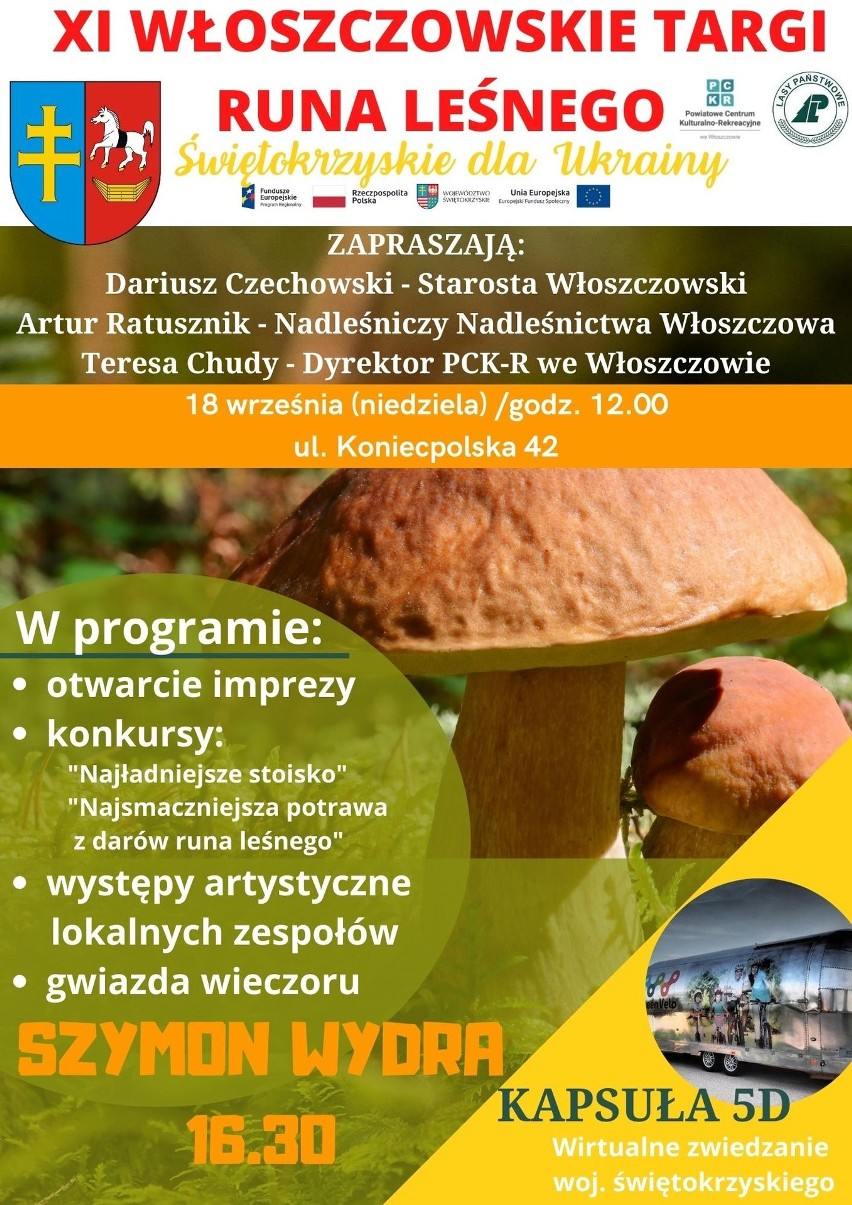 XI Targi Runa Leśnego we Włoszczowie. Zmiany w ruchu. Gwiazdą imprezy będzie Szymon Wydra. Zobaczcie wideo