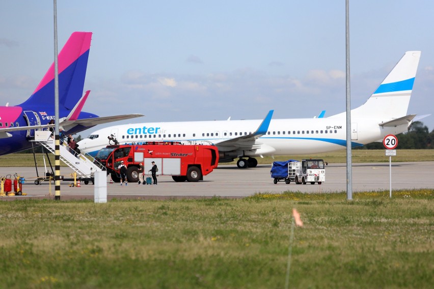 W Porcie Lotniczym Lublin wylądował trzymilionowy pasażer. Zdjęcia 