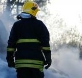 5 zastępów straży pożarnej gasiło pożar w Skorogoszczy