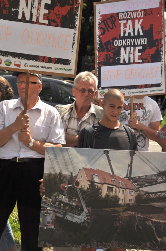 Koło Gubina powstanie kopalnia? Przeciwnicy protestowali w Warszawie (zdjęcia)