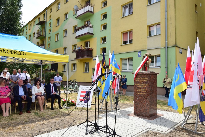 Pomnik Honorowych Dawców Krwi odsłonięto w Tarnobrzegu 4...