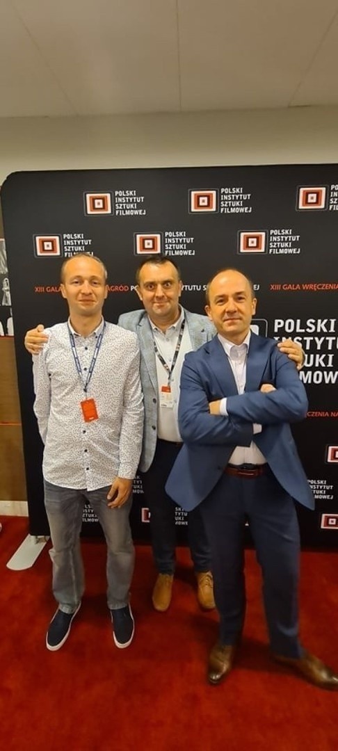 Od lewej: kinooperator Paweł Nidziński, kierownik kina Muza...