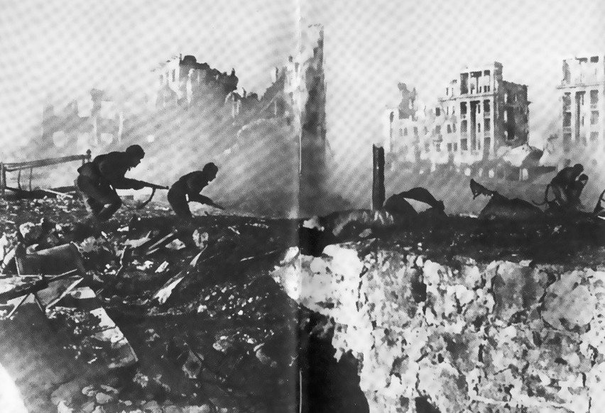 Archiwalne zdjęcie z walk o Stalingrad