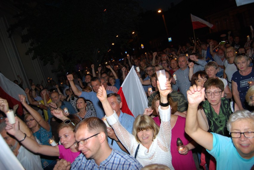 Kilkaset osób w sobotę protestowało w Kielcach