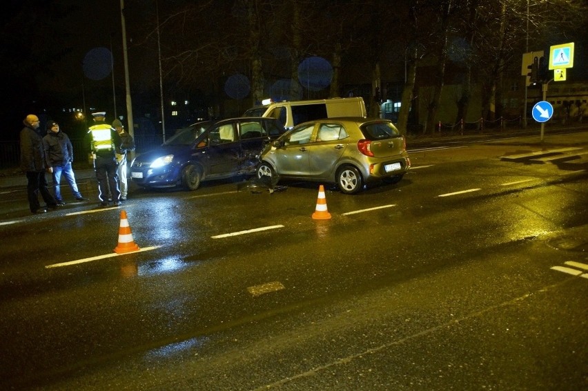 Na skrzyżowaniu ul. Gdańskiej i Kniaziewicza, dzisiaj...