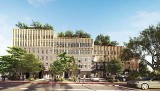 Nowe biura i mieszkania z tarasami w Sosnowcu. Projekt Orange i 2H+ Architekci dla dawnego budynku Telekomunikacji przy Grota-Roweckiego
