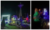 Widowiskowa szopka bożonarodzeniowa ze światełek pod krzyżem nad morzem w Pustkowie. Zobacz zdjęcia! 