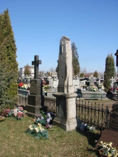 Wśród pochowanych są osoby zasłużone dla Głowaczowa:...