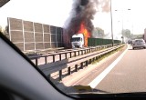 Pożar lawety pod Wrocławiem. A4 była zablokowana