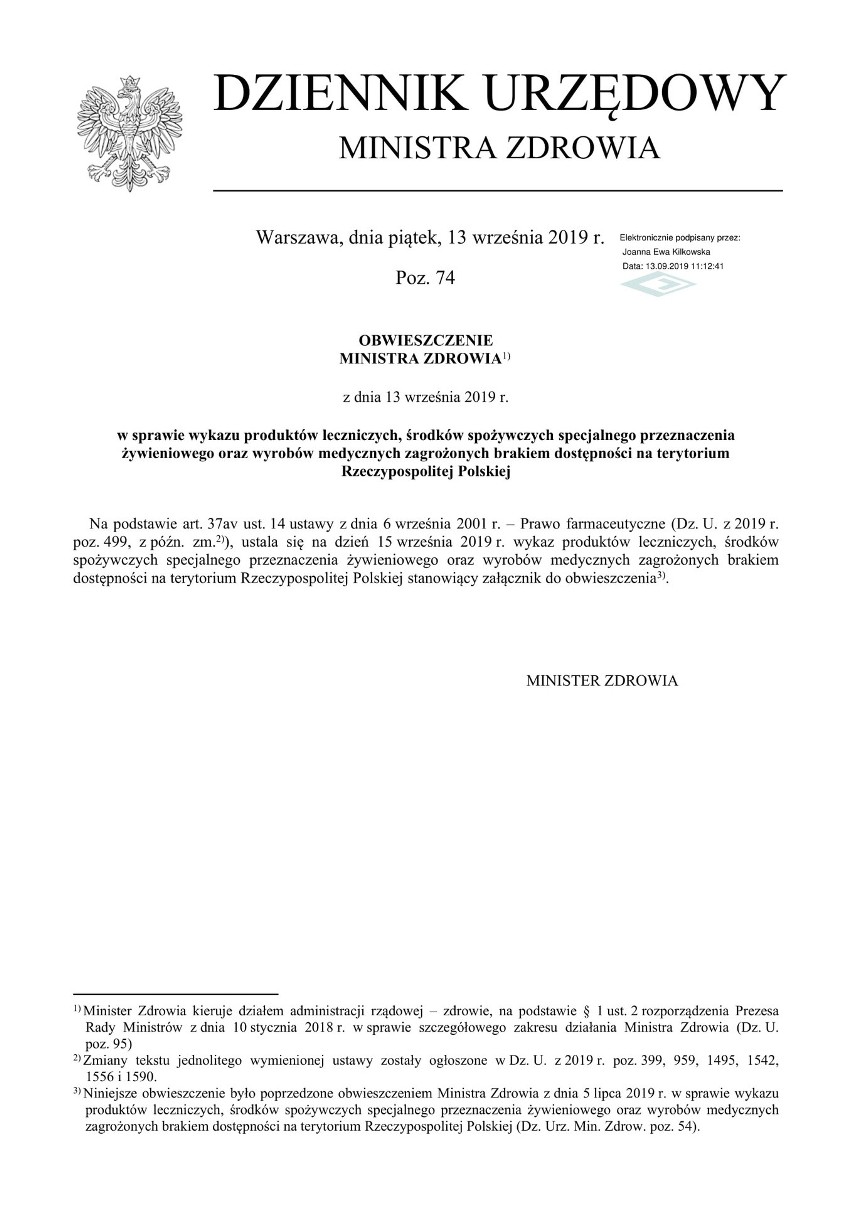 Jakich leków brakuje w aptekach w Polsce? Lista leków zagrożonych brakiem dostępności. Czy twoje lekarstwo jest dostępne? [18.09.19]