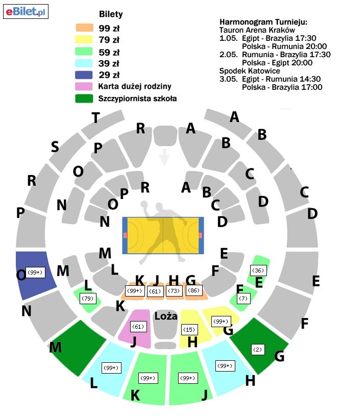 Piłka ręczna: Polska - Brazylia w Katowicach [BILETY, TERMINARZ, SKŁAD REPREZENTACJI]