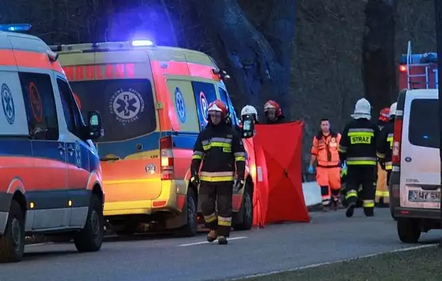 Tragedia na trasie Koszęcin-Lubliniec: w zderzeniu tira z busem zginęły dwie kobiety. Zobacz kolejne zdjęcia. Przesuwaj zdjęcia w prawo - naciśnij strzałkę lub przycisk NASTĘPNE