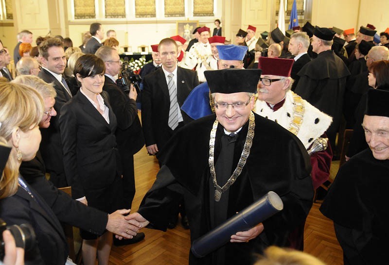 Prezydent Bronisław Komorowski doktorem honoris causa bydgoskiego UKW [zdjęcia]