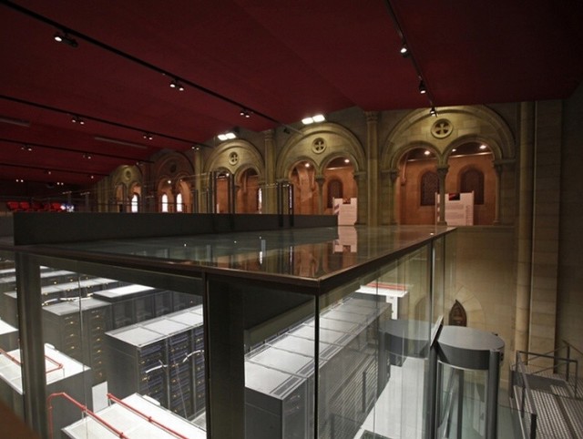Pomieszczenia, w których znajduje się barceloński superkomputer.