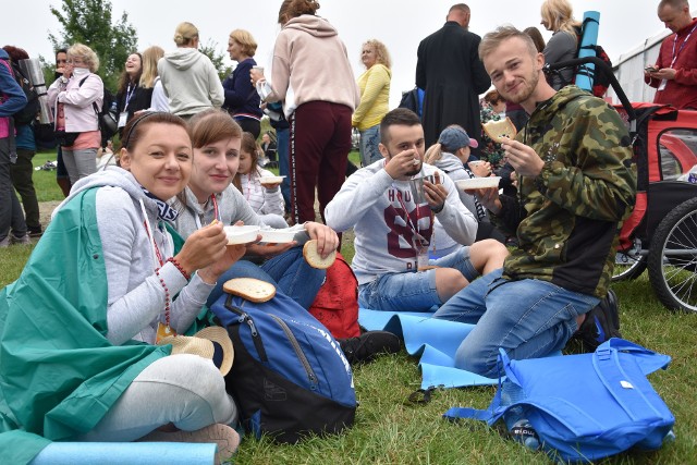 Pielgrzymom od rana dopisywały humory