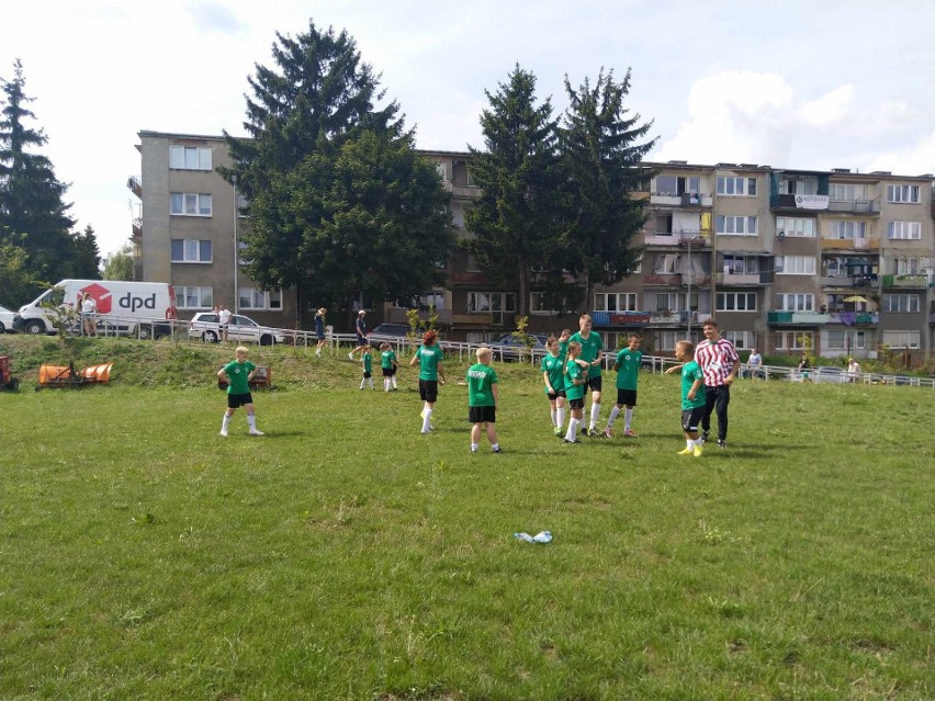 Piłkarze Radomiaka Futbol Plus podczas treningu