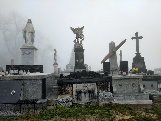 Cmentarz na Wzgórzu Zamkowym w Będzinie pełen jest unikatowych nagrobków i grobowców Zobacz kolejne zdjęcia/plansze. Przesuwaj zdjęcia w prawo naciśnij strzałkę lub przycisk NASTĘPNE