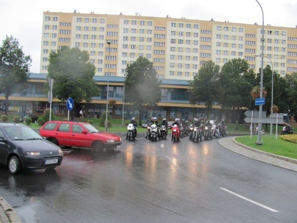 Protest motocyklistów w Rzeszowie...
