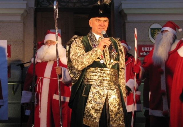 Burmistrz Władysław Krzyżanowski wystąpił w stroju szlacheckim