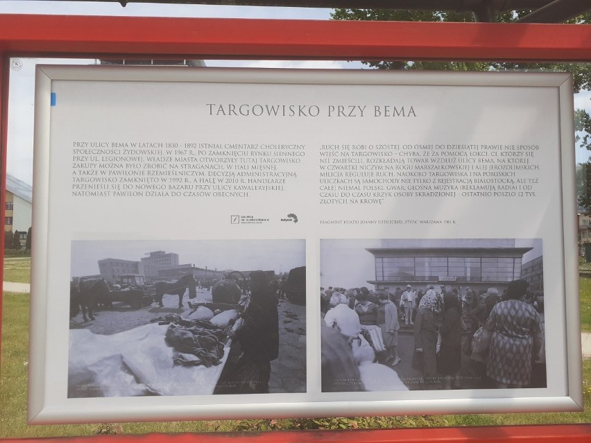 Białystok. Kolejny przystanek historyczny. Tym razem Targowisko przy Bema i dzielnica Chanajki