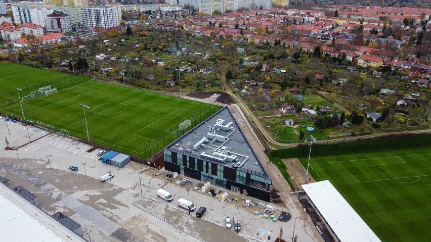 Zdjęcia stadionu Pogoni Szczecin - 19.11.2020