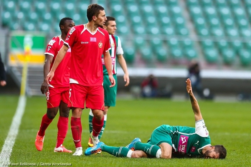 Śląsk Wrocław – Widzew Łódź 1:0. Trzy punkty dla WKS-u (WYNIK, ZDJĘCIA)