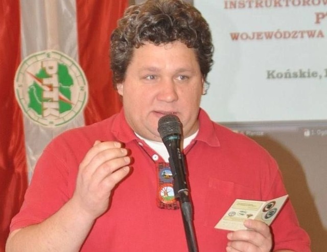 Spacer poprowadzi świętokrzyski przewodnik, Krzysztof Wiatr.