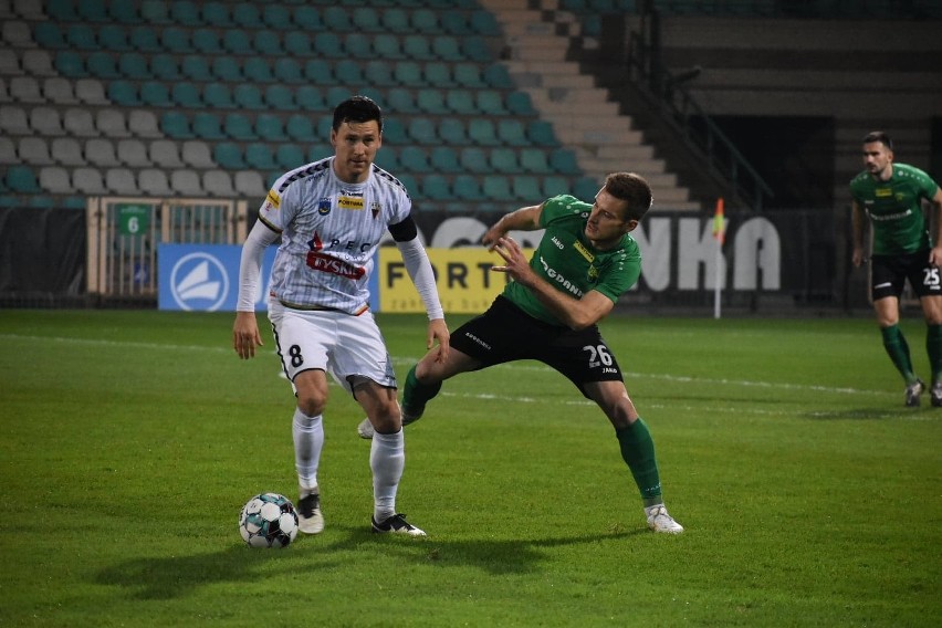 Górnik Łęczna zremisował z GKS-em Tychy 1:1. Łęcznianie wciąż niepokonani na własnym obiekcie. Zobacz zdjęcia