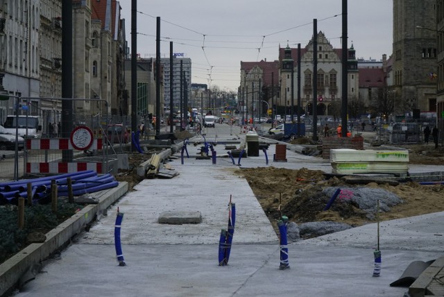 W czasie nocy z 9 na 10 maja można spodziewać się nocnych hałasów na budowie torowiska przy u. Św. Marcin.