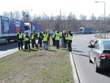Protest przewoźników w Ostrołęce