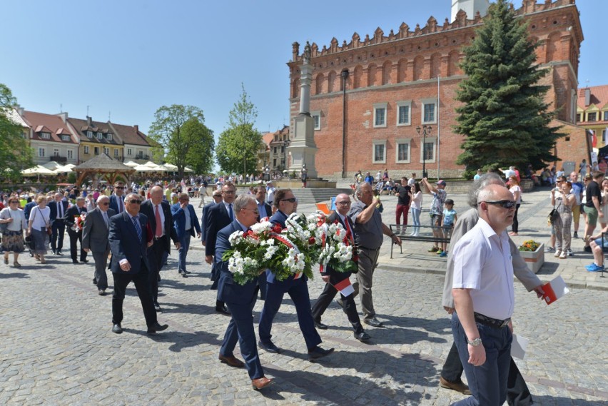 Uroczystości Narodowego Święta Konstytucji 3 Maja na sandomierskim Rynku (ZDJĘCIA)