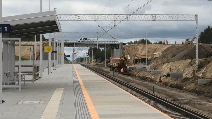 Trwa budowa węzła kolejowego Białystok-Czyżew w ramach trasy...