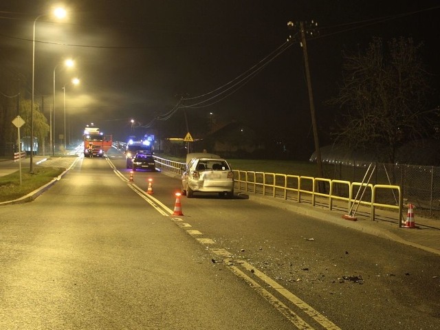Na drodze krajowej nr 25 w miejscowości Wronowy koło Strzelna doszło do zderzenia dwóch pojazdów