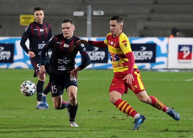 Hubert Matynia (15.) jeszcze w tym sezonie może zagrać setny mecz w Pogoni w ekstraklasie.