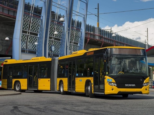 Takie przegubowe autobusy Scania będzie produkowała w Słupsku dla odbiorcy z Berlina. .