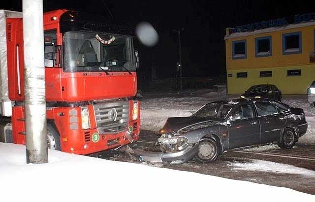 Samochody zderzyły się 28 stycznia ok. 19.30 w Bielsku...