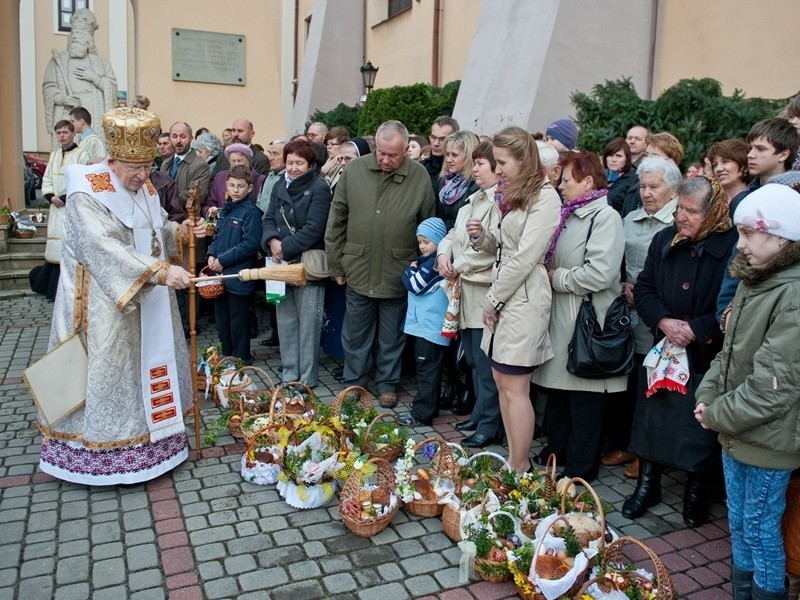 Wielkanocne święcenie pokarmów w Przemyślu [ZDJĘCIA]