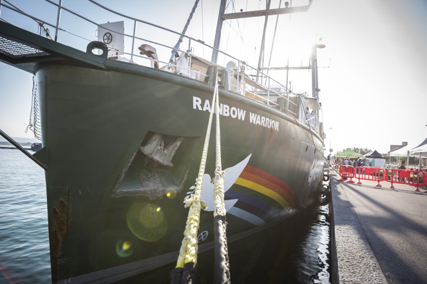 Legendarny statek Rainbow Warrior III. To jeden z trzech...