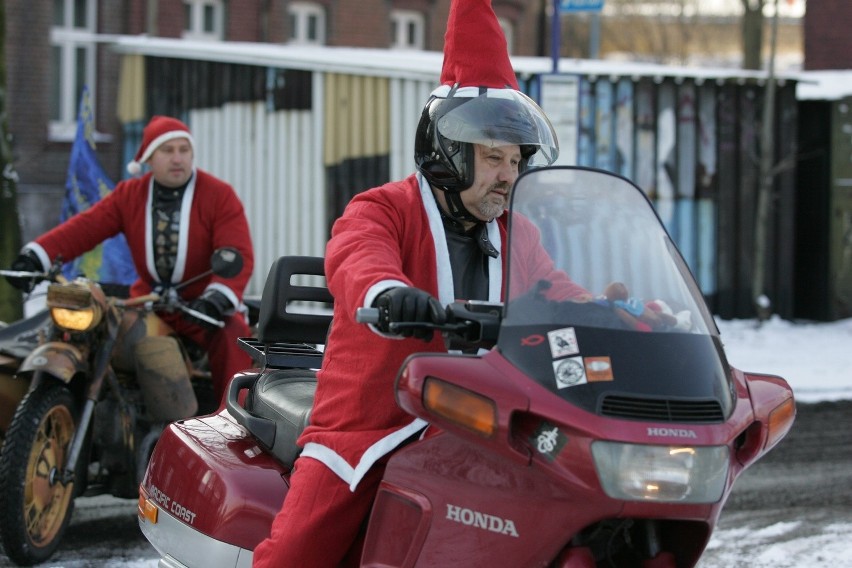 Mikołaje na motocyklach w Rudzie Śląskiej [ZOBACZ ZDJĘCIA]