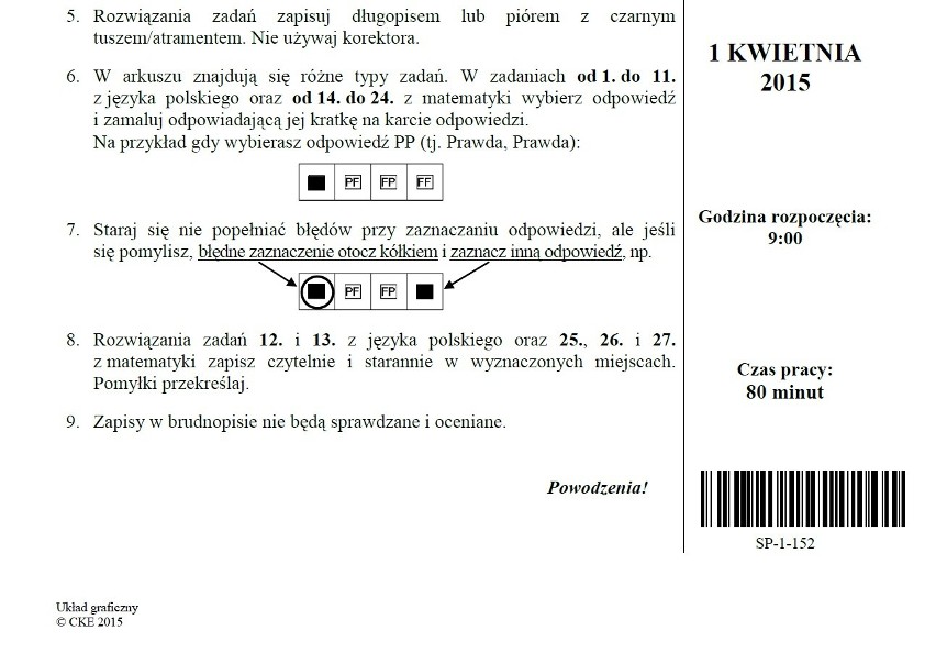 Testy sprawdzające wiedzę rozwiązuj razem z dzieckiem....