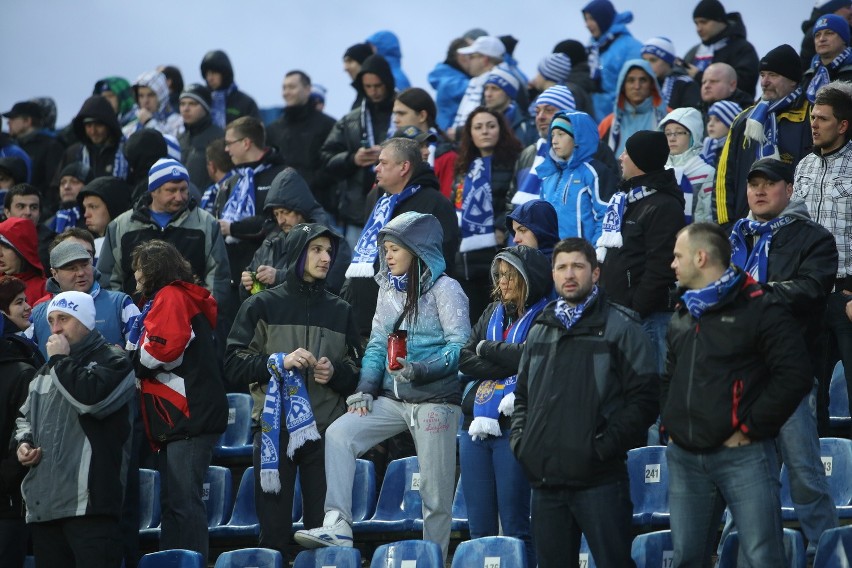 Ruch Chorzów Piast Gliwice zdjęcia kibiców