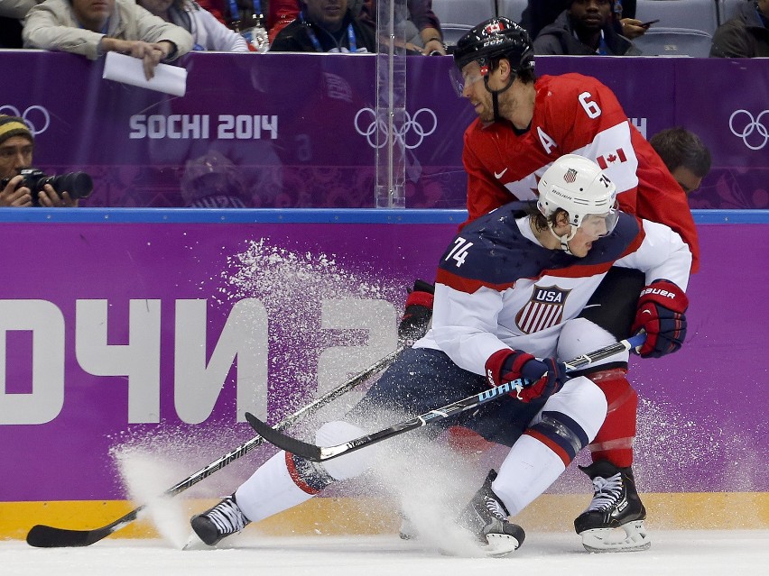 Soczi 2014: Hokej USA - Kanada 0:1 [RELACJA,ZDJĘCIA] Kanadyjczycy znów zagrają o złoto