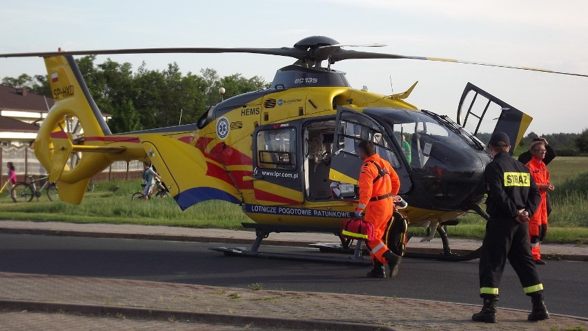 Wypadek w Jelczu-Laskowicach. Naczepa przygniotła mężczyznę