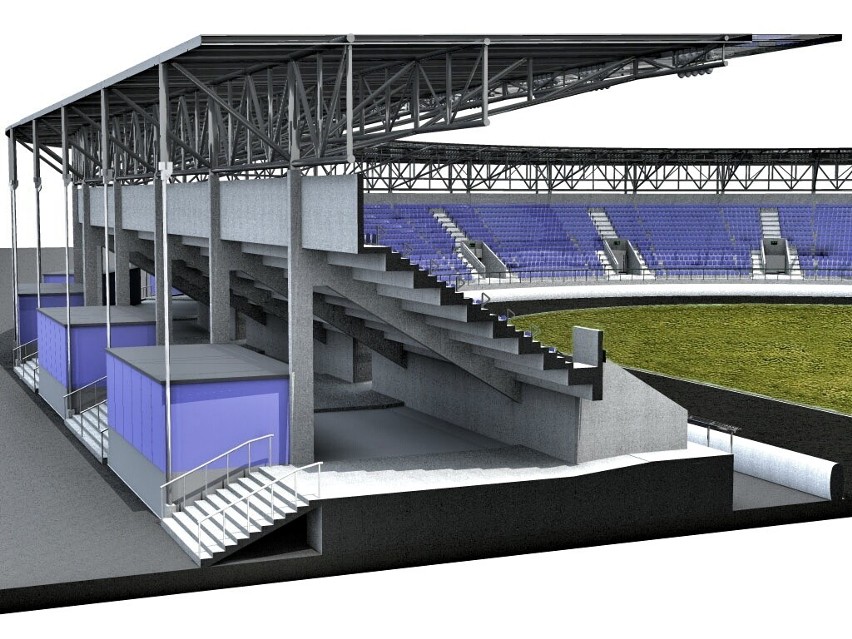 Nowy stadion Orła Łódź ma powstać już w 2017 r. Zobacz jak będzie wyglądał [WIZUALIZACJE]