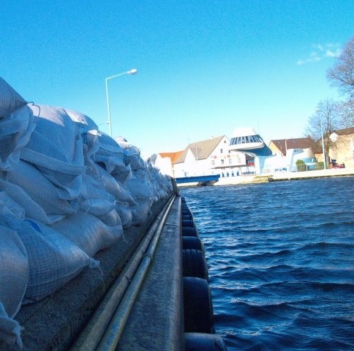 Kanał portowy w Darłowie &#8211; jeśli plany inwestycyjne się ziszczą, a projekty unijne zostaną zatwierdzone, powódź nie powinna być już groźna dla Darłowa.