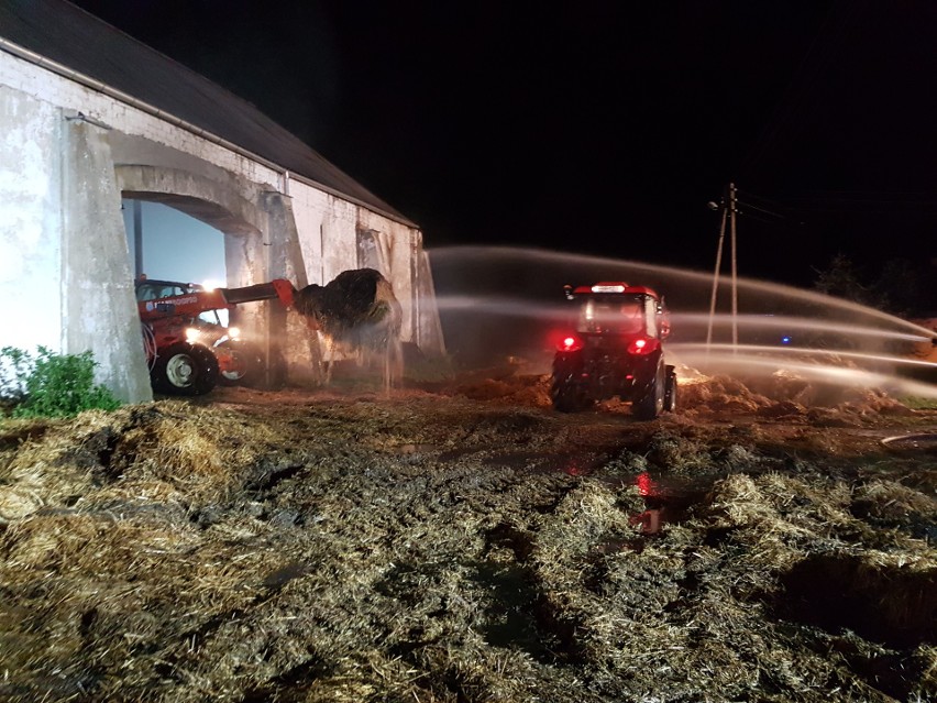 Pożar w Puczniewie koło Pabianic. Spłonęło prawie 1000...